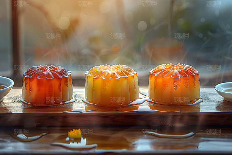 中秋月饼文化甜点摄影图