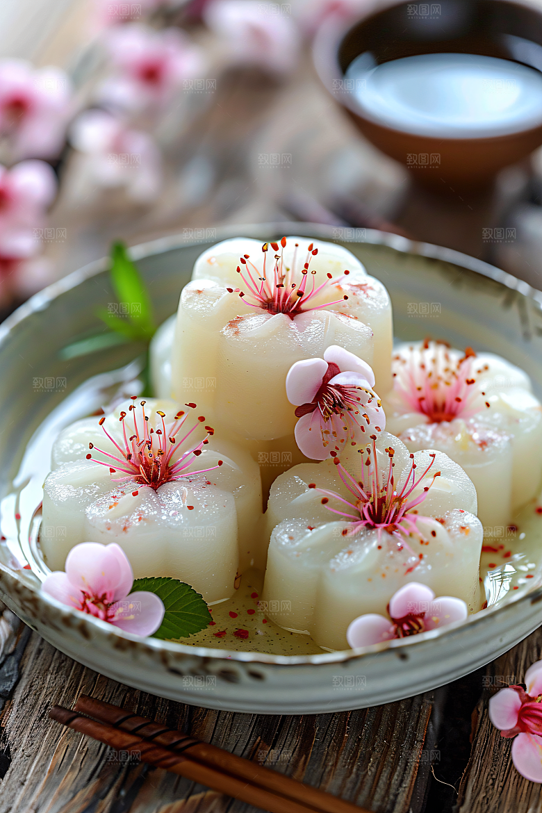 中秋月饼甜点广式月饼摄影图