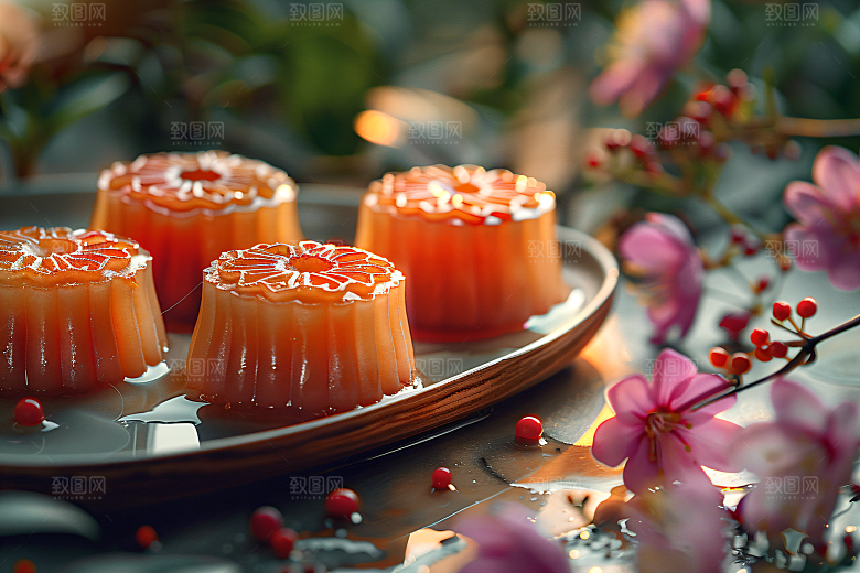 中秋月饼美味莲蓉月饼摄影图