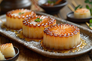 中秋月饼莲蓉月饼美味摄影图
