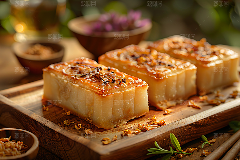 中秋月饼美味习俗摄影图