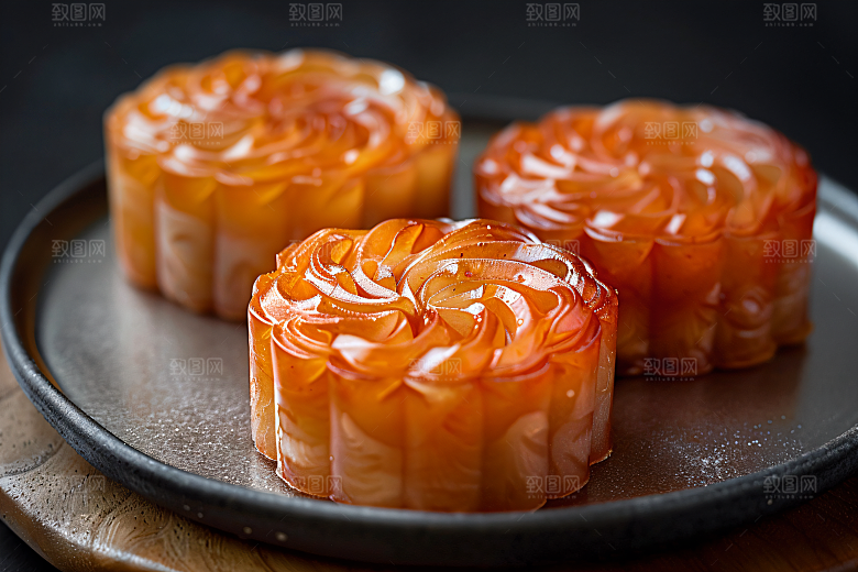 中秋月饼传统节日文化摄影图