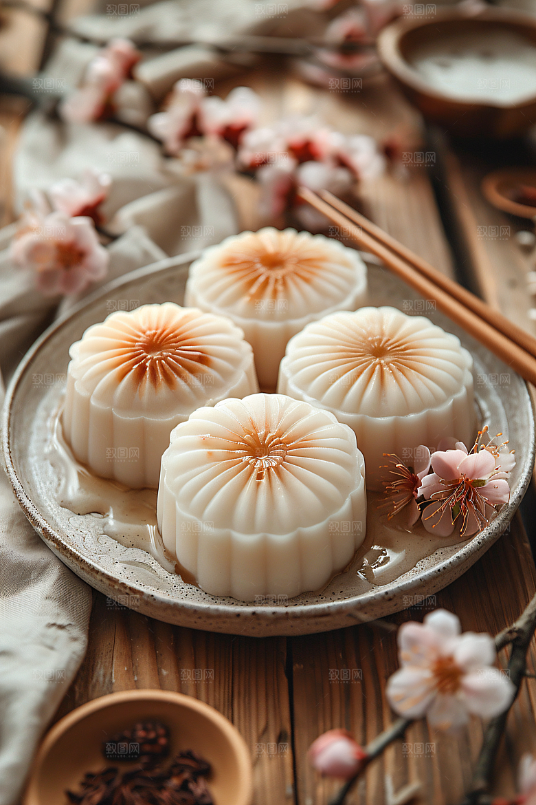 中秋月饼文化莲蓉月饼摄影图