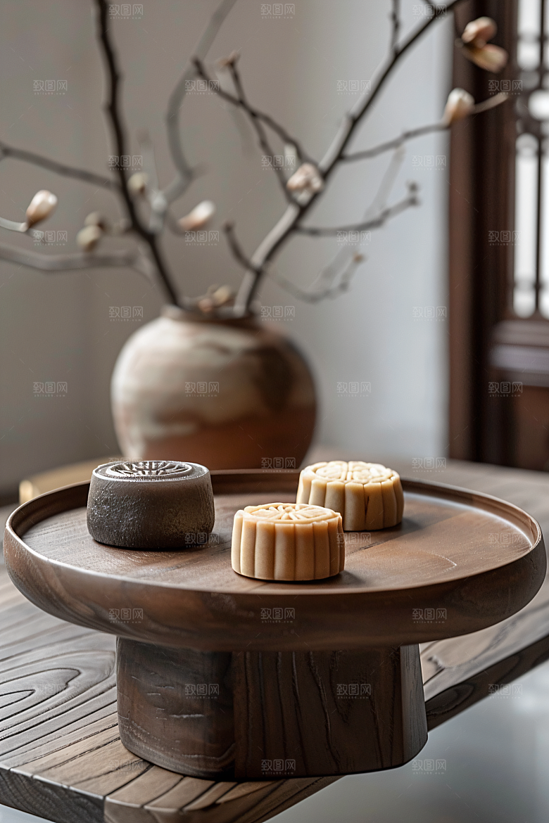 中秋月饼文化广式月饼摄影图