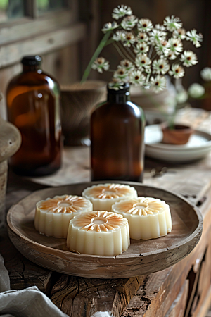 中秋月饼莲蓉月饼中秋节摄影图