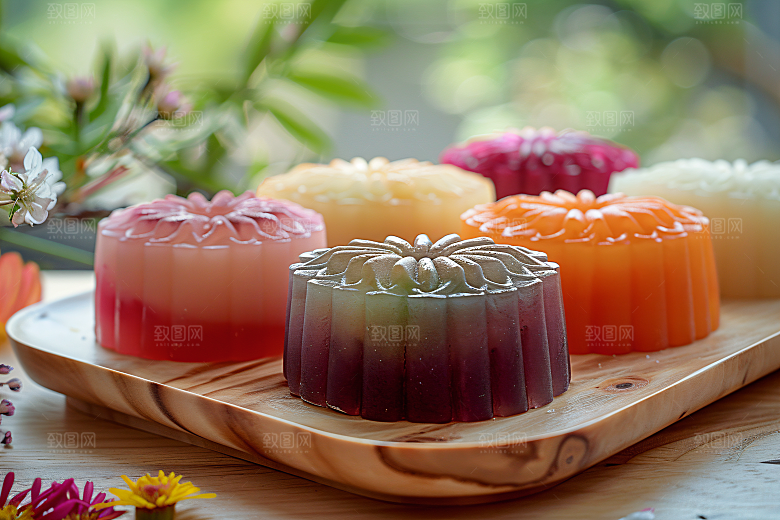 中秋月饼广式月饼高清摄影图