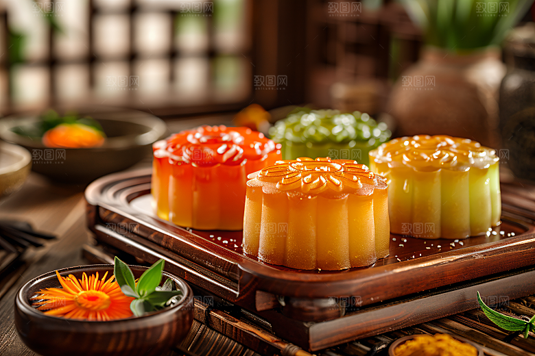 中秋月饼广式月饼文化摄影图