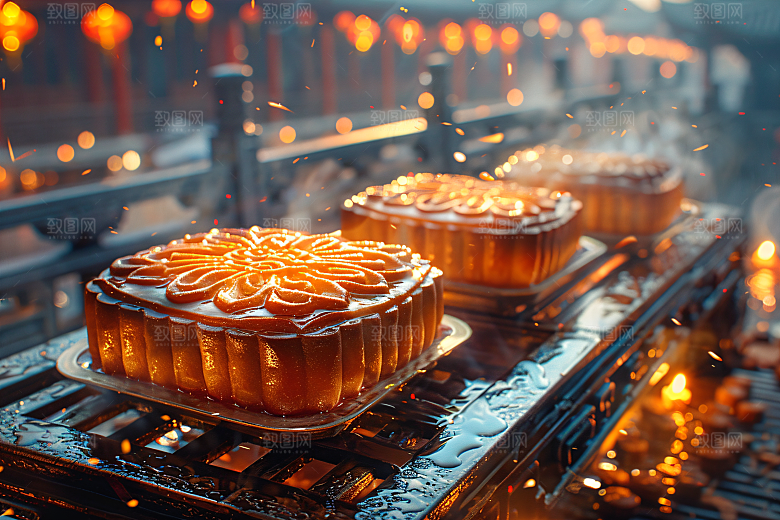 中秋月饼中秋节广式月饼摄影图