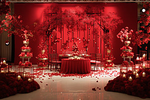 中式婚礼唯美浪漫效果图