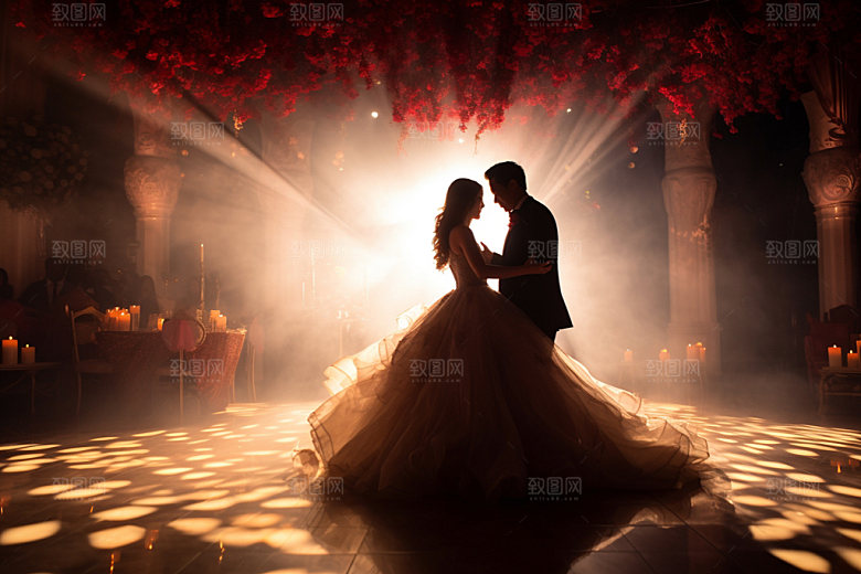 中式婚礼氛围传统效果图