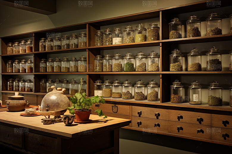 中药房医药高清摄影图