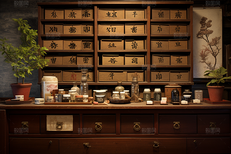 中药房医药高清摄影图