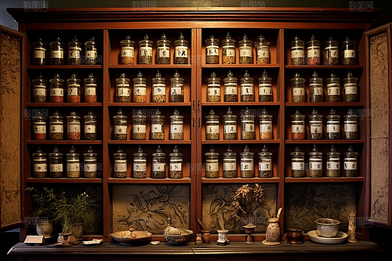 中药房环境医药摄影图