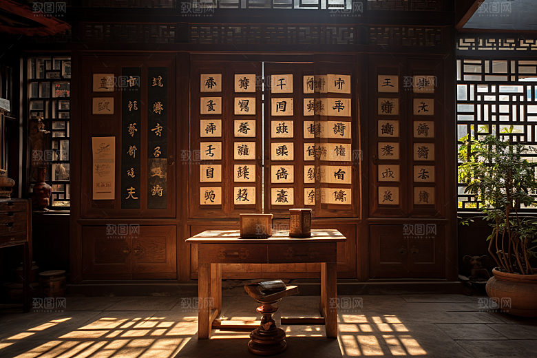 中药房医疗中医摄影图