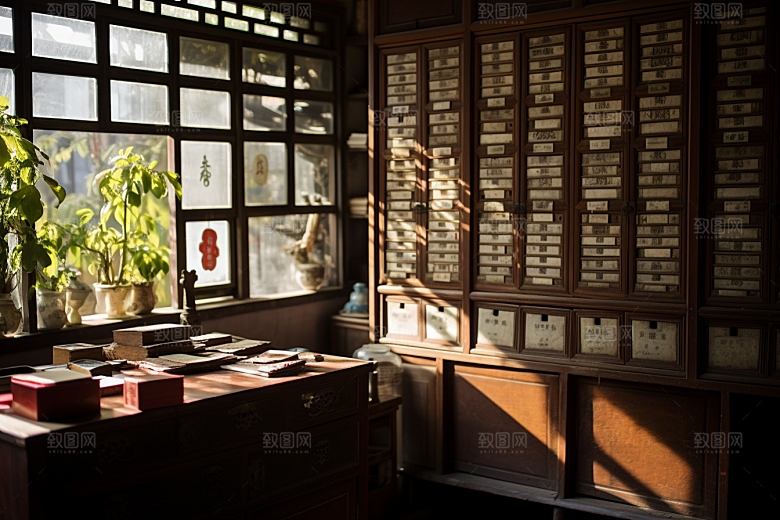 中药房医疗医药摄影图