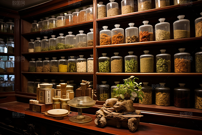中药房环境店铺摄影图