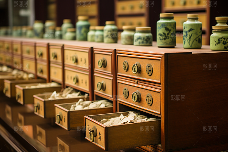 中药房环境医药摄影图