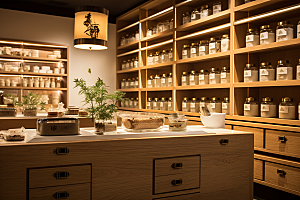 中药房健康医药摄影图