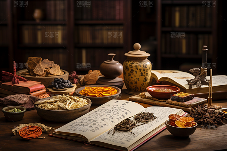 中药医疗健康摄影图