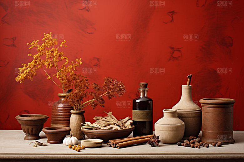 中药中草药健康摄影图