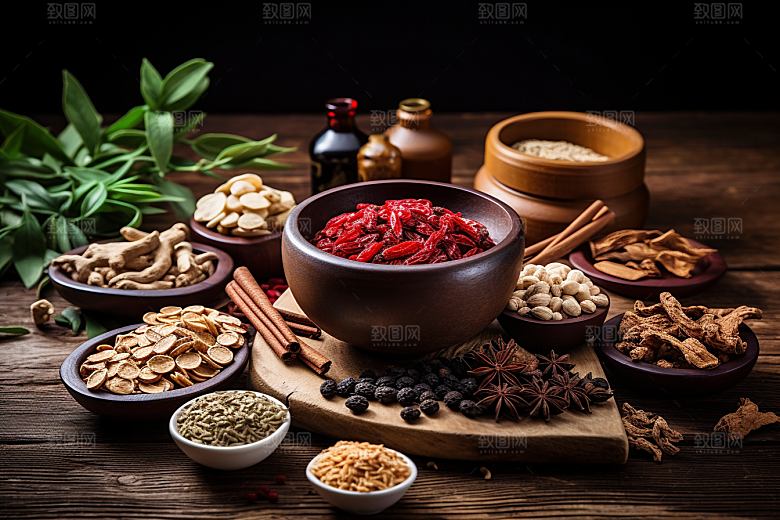 中药中草药中医摄影图