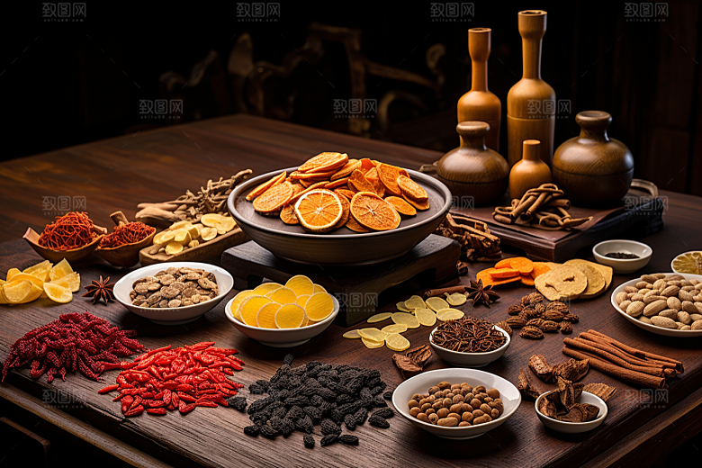 中药中医医疗摄影图