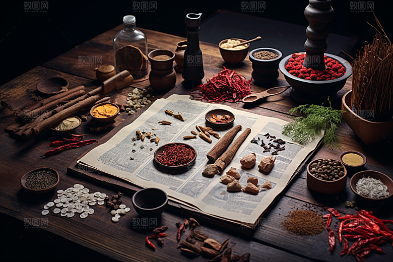 中药草药中草药摄影图