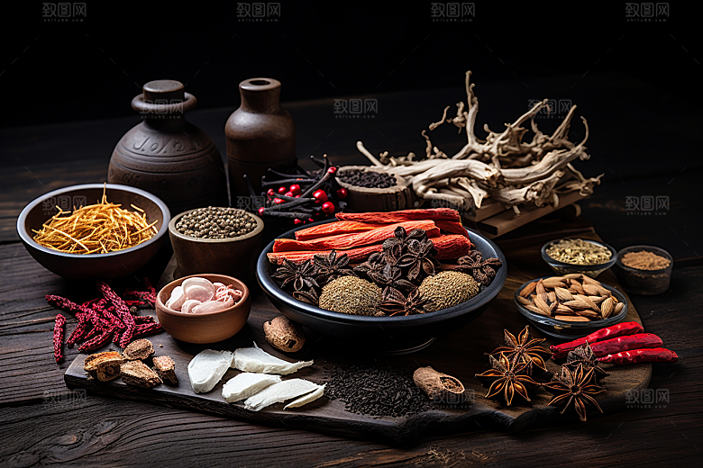 中药高清健康摄影图