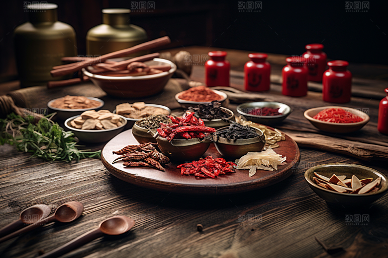 中药中草药高清摄影图