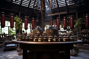 中药草药医疗摄影图