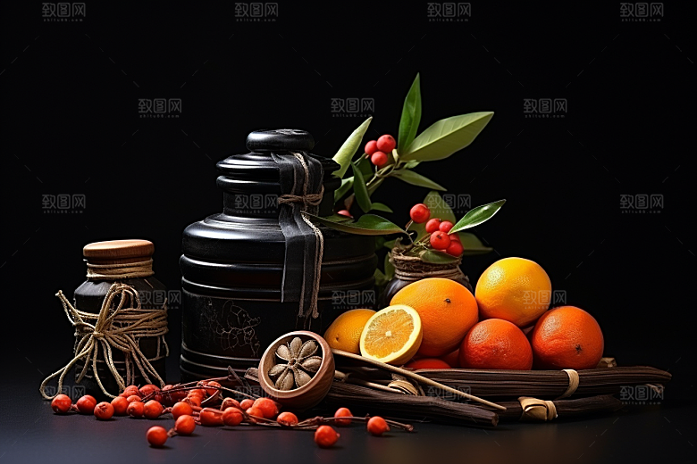 中药中草药健康摄影图