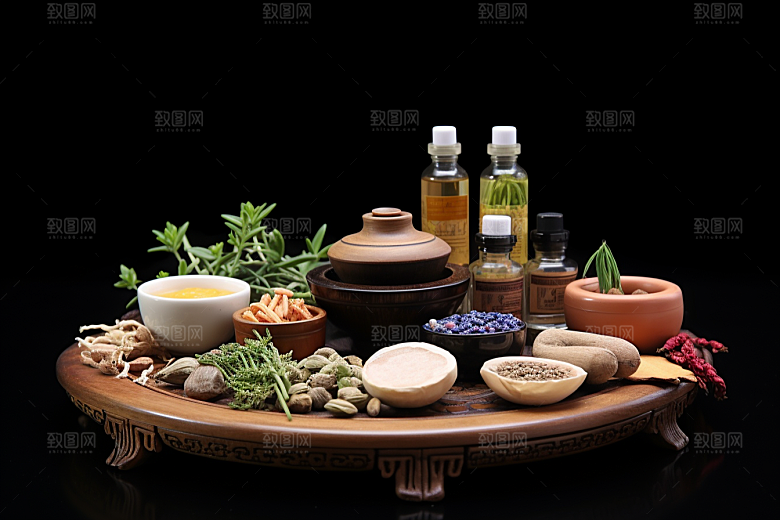 中药中医中草药摄影图