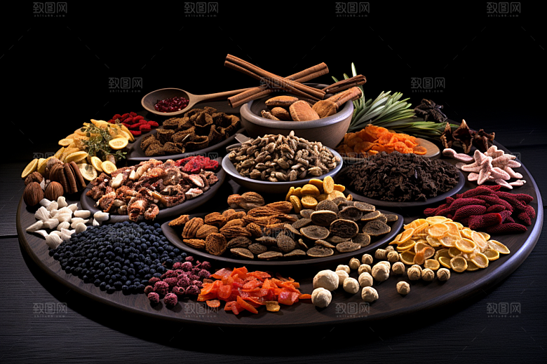 中药健康草药摄影图