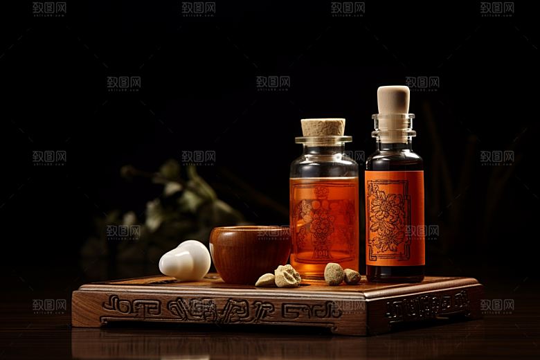 中药高清草药摄影图