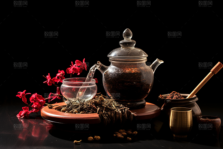 中药健康草药摄影图