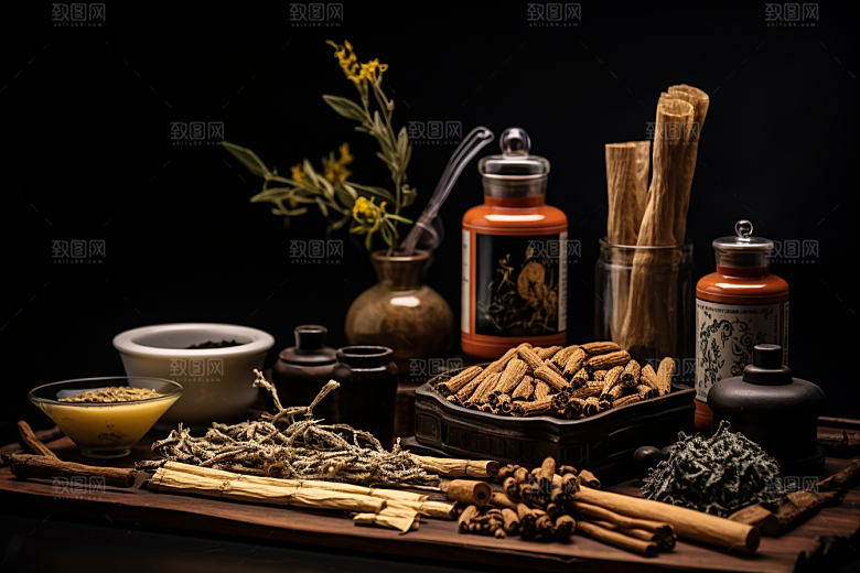 中药健康高清摄影图