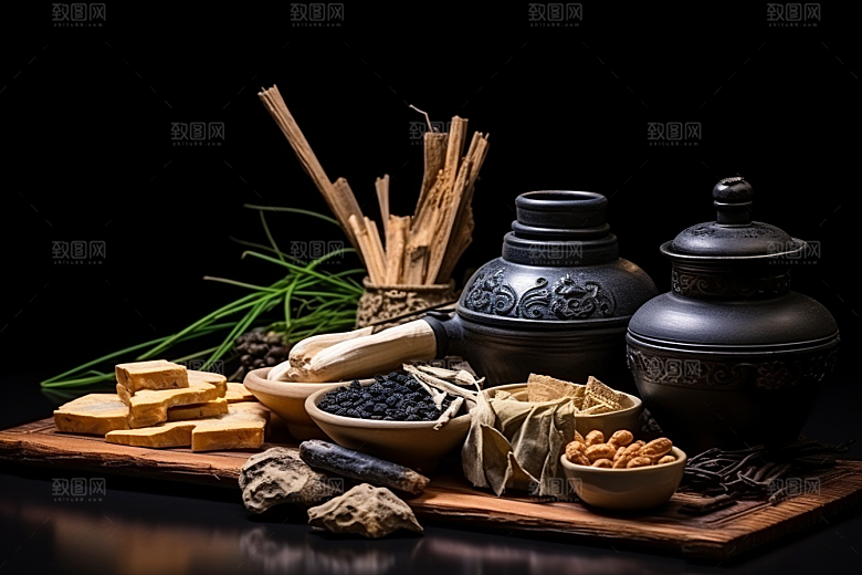 中药中医中草药摄影图