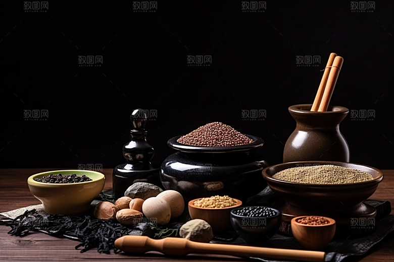 中药中医中草药摄影图