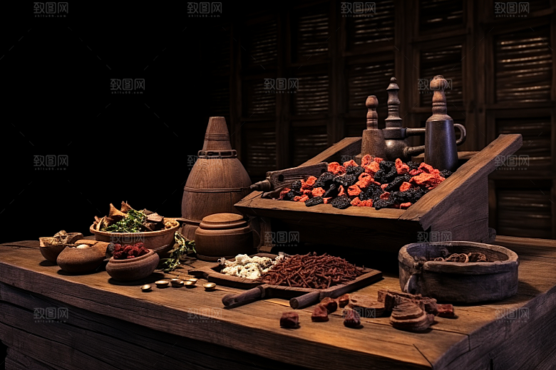 中药中草药中医摄影图