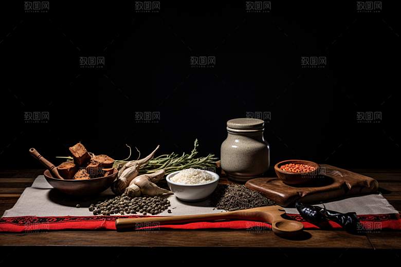 中药中草药草药摄影图