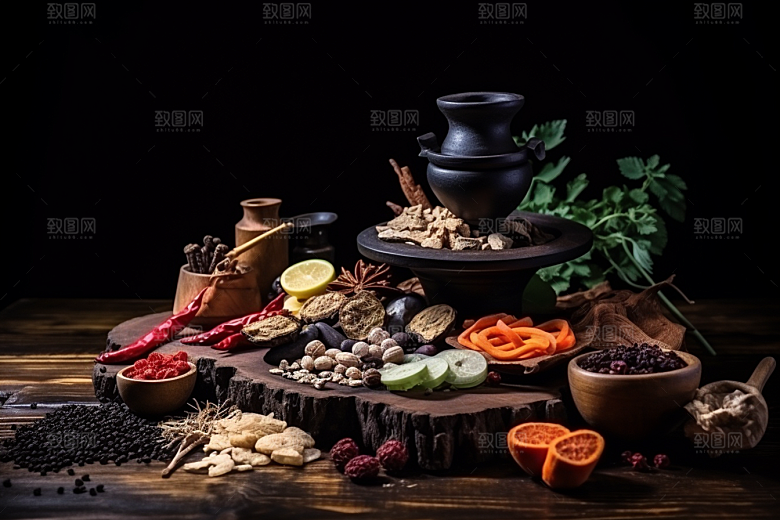 中药草药高清摄影图