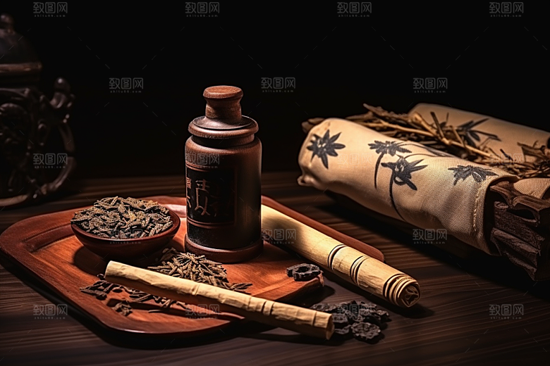 中药中草药健康摄影图