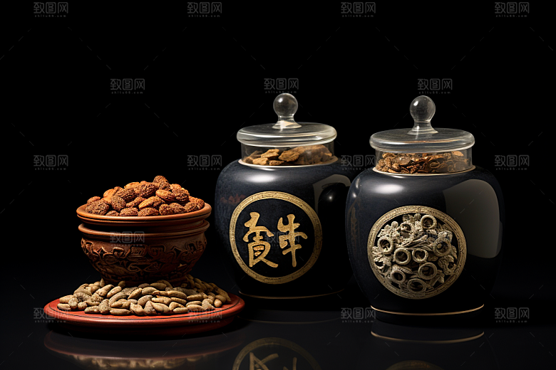中药中草药健康摄影图