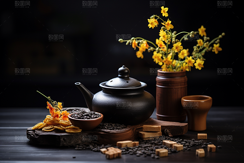 中药药方中医摄影图