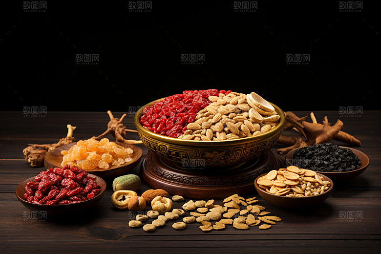 中药健康草药摄影图