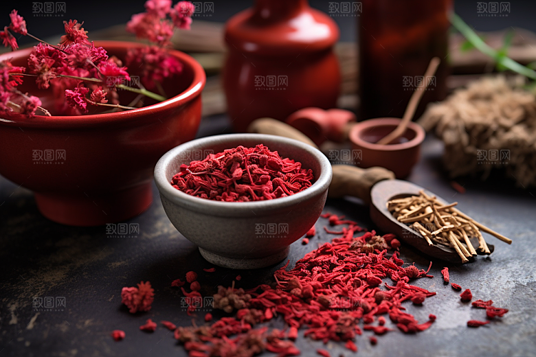 中药草药医疗摄影图