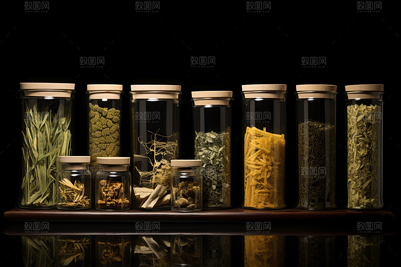 中药中医健康摄影图
