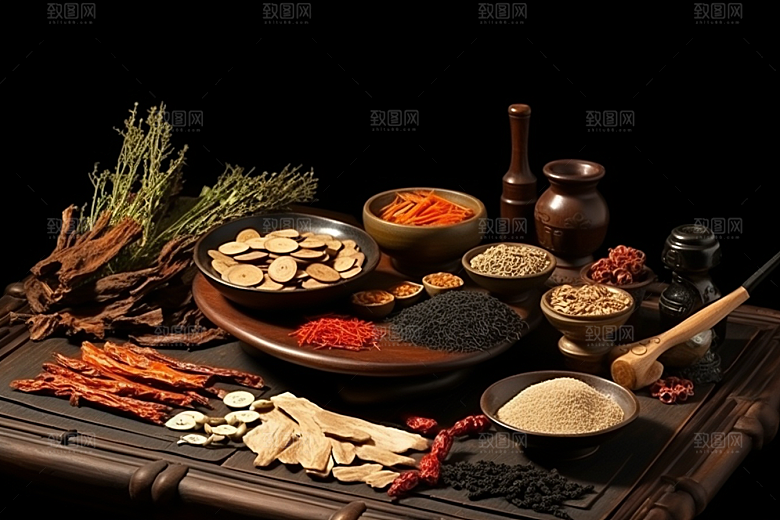 中药健康高清摄影图