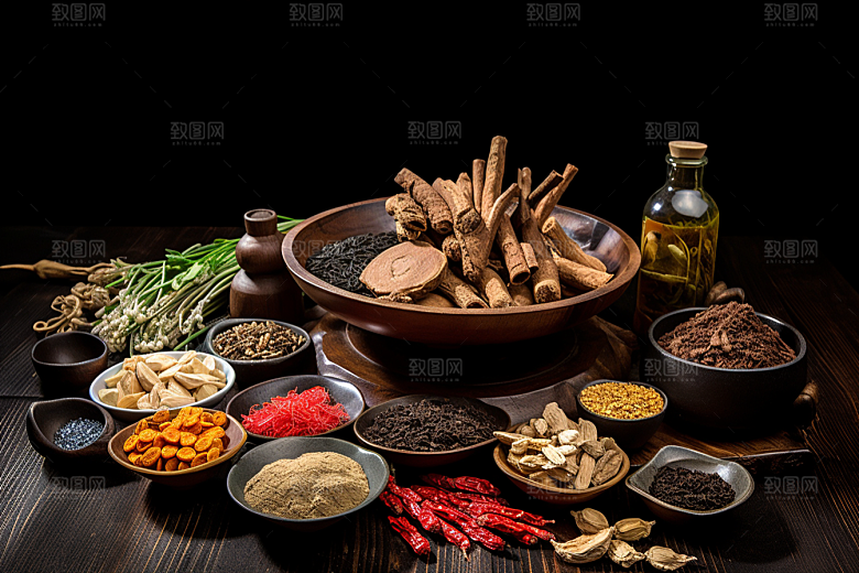 中药药方高清摄影图