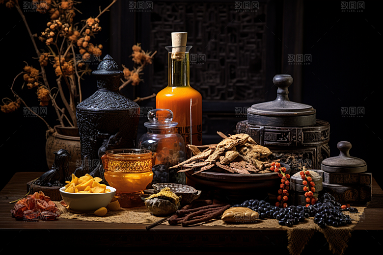 中药中草药高清摄影图